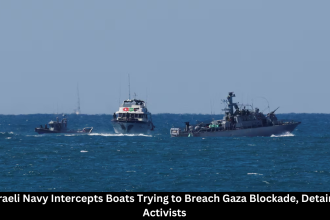 Israeli Navy Intercepts Boats Trying to Breach Gaza Blockade, Detains Activists